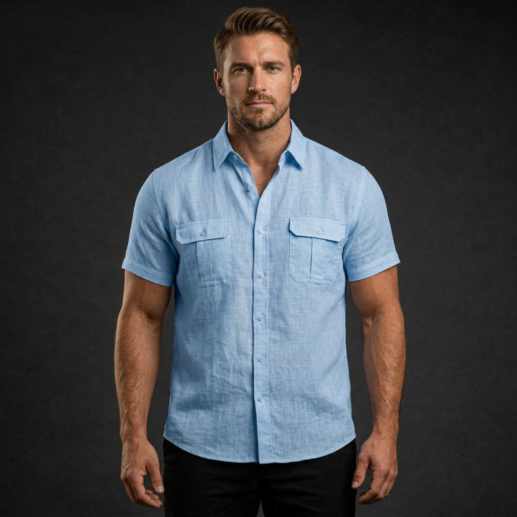The Amalfi Safari Linen Shirt
